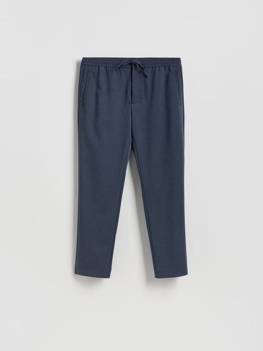 Pantaloni jogger-blu scuro