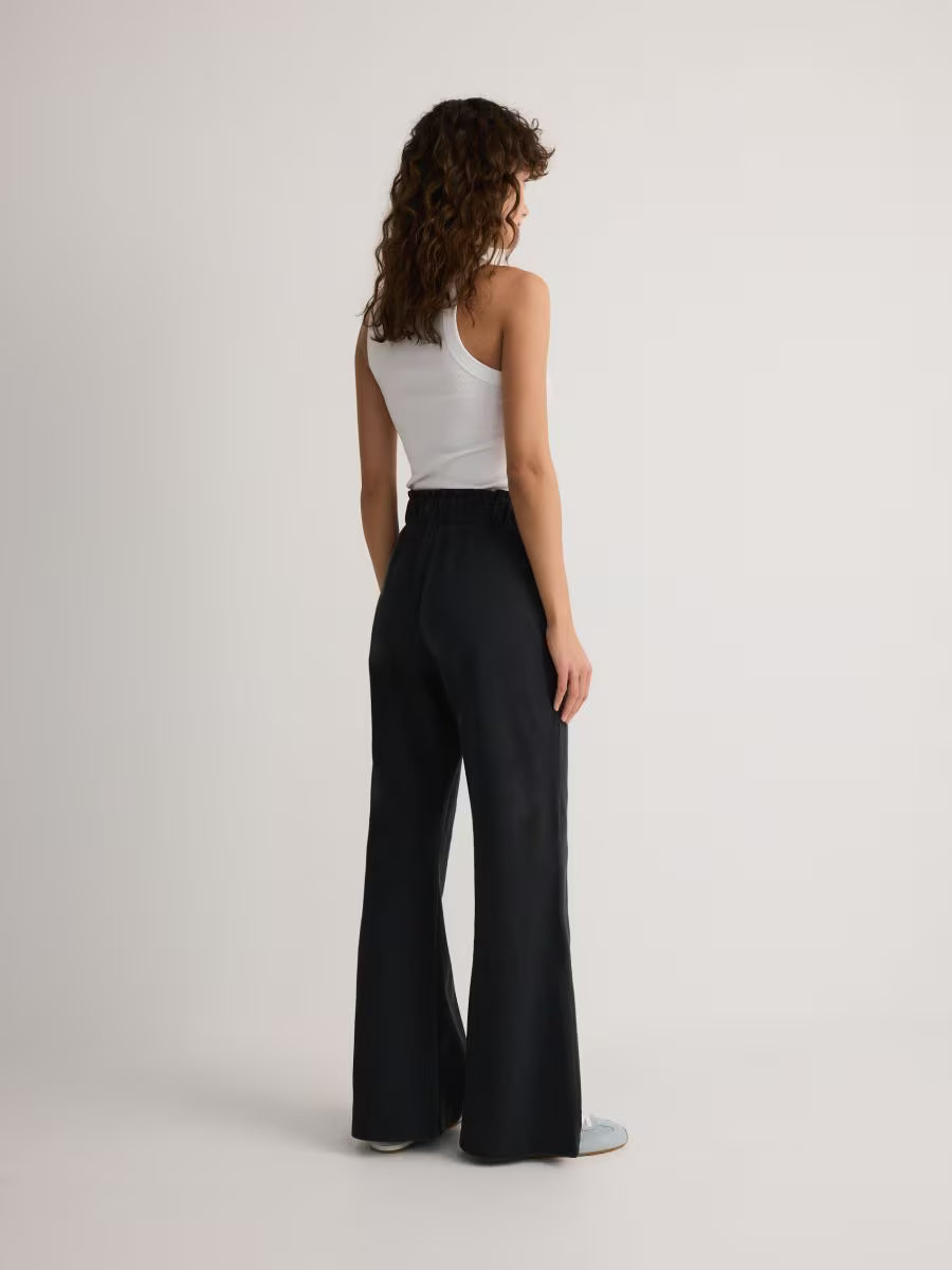 Pantaloni da jogging svasati - grigio scuro