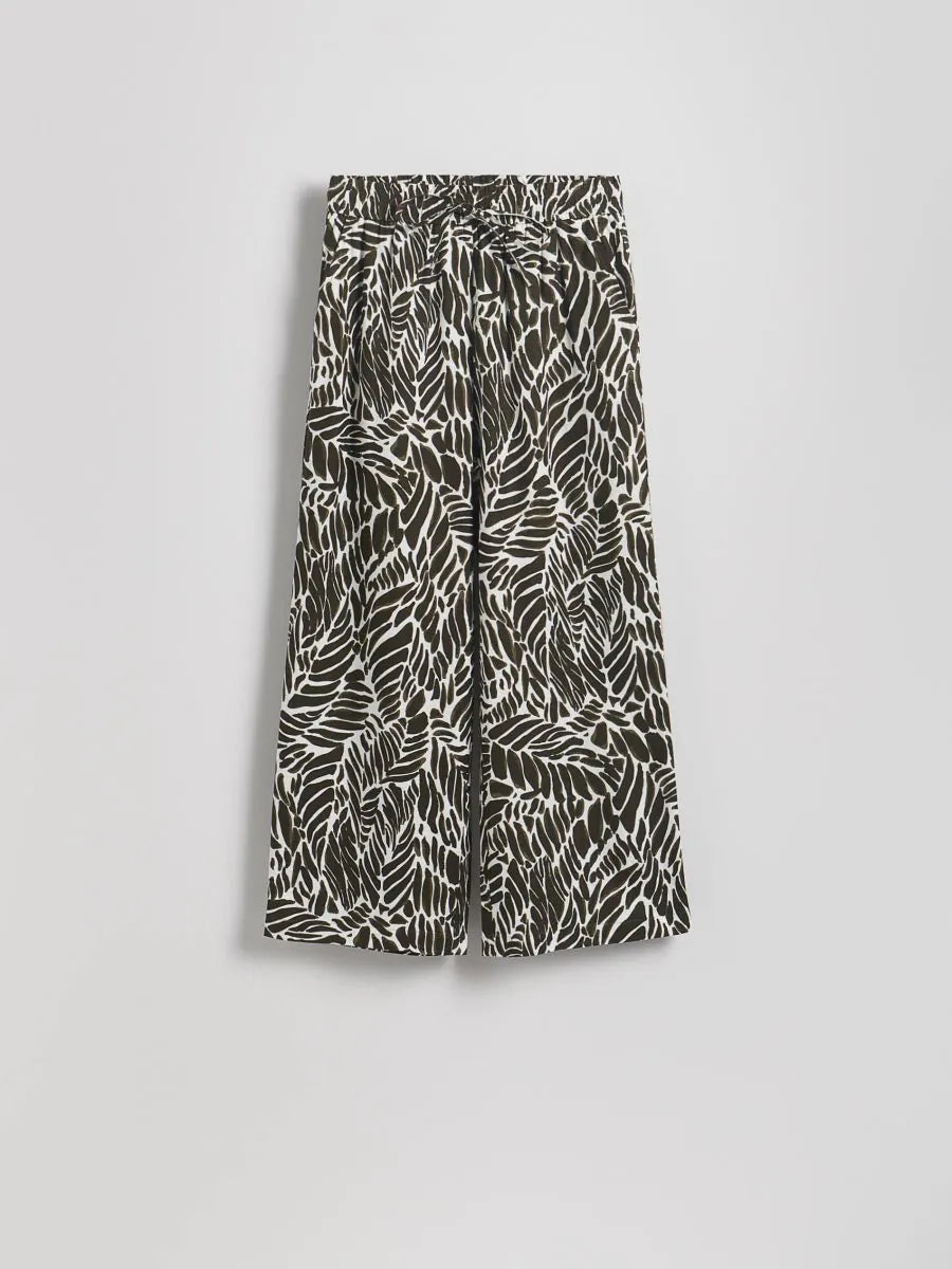 Pantaloni palazzo-multicolore