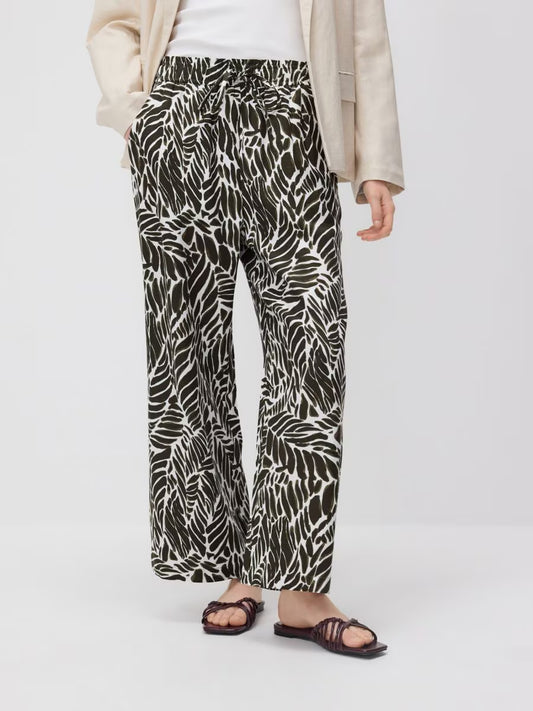 Pantaloni palazzo-multicolore