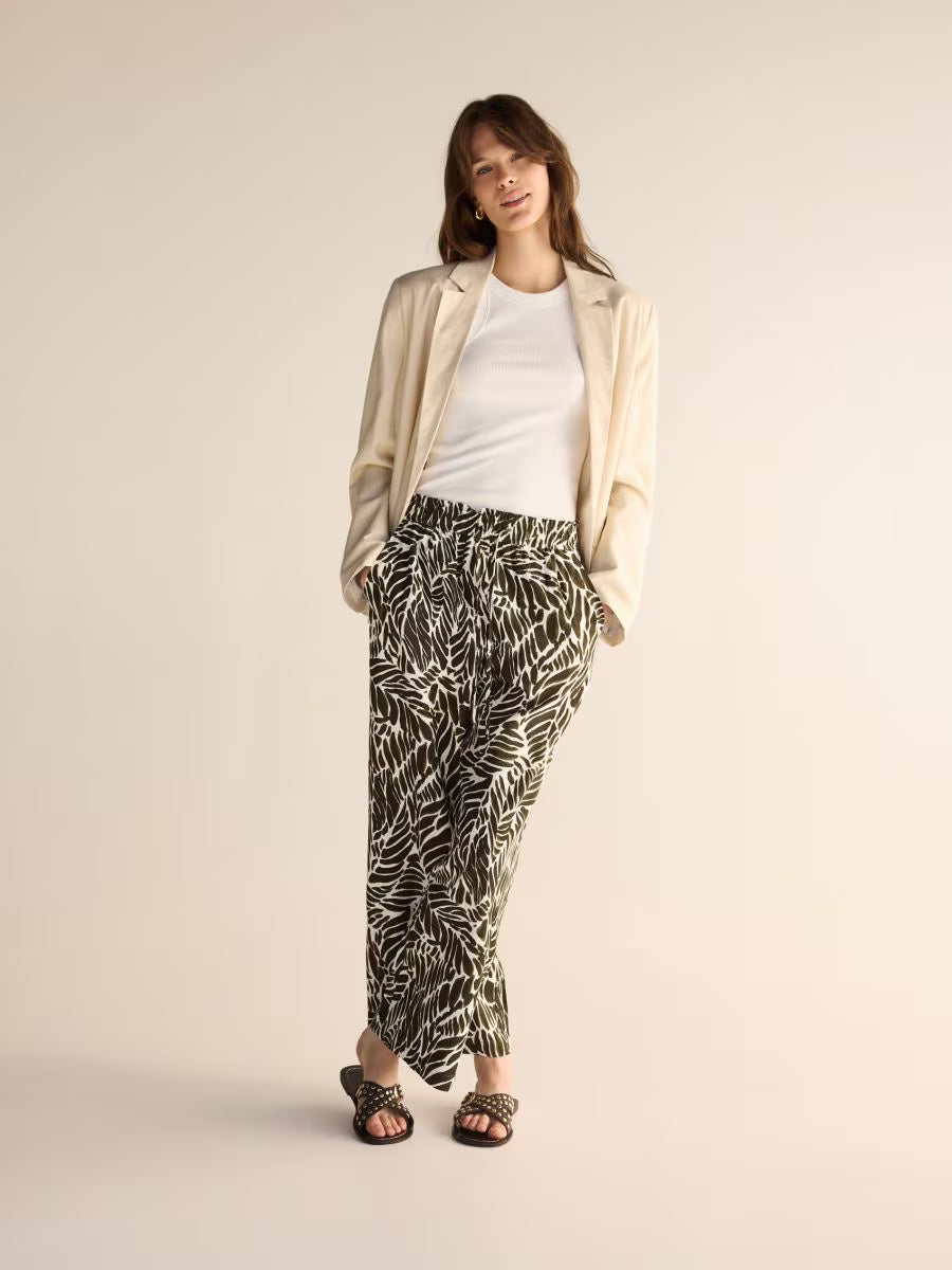 Pantaloni palazzo-multicolore