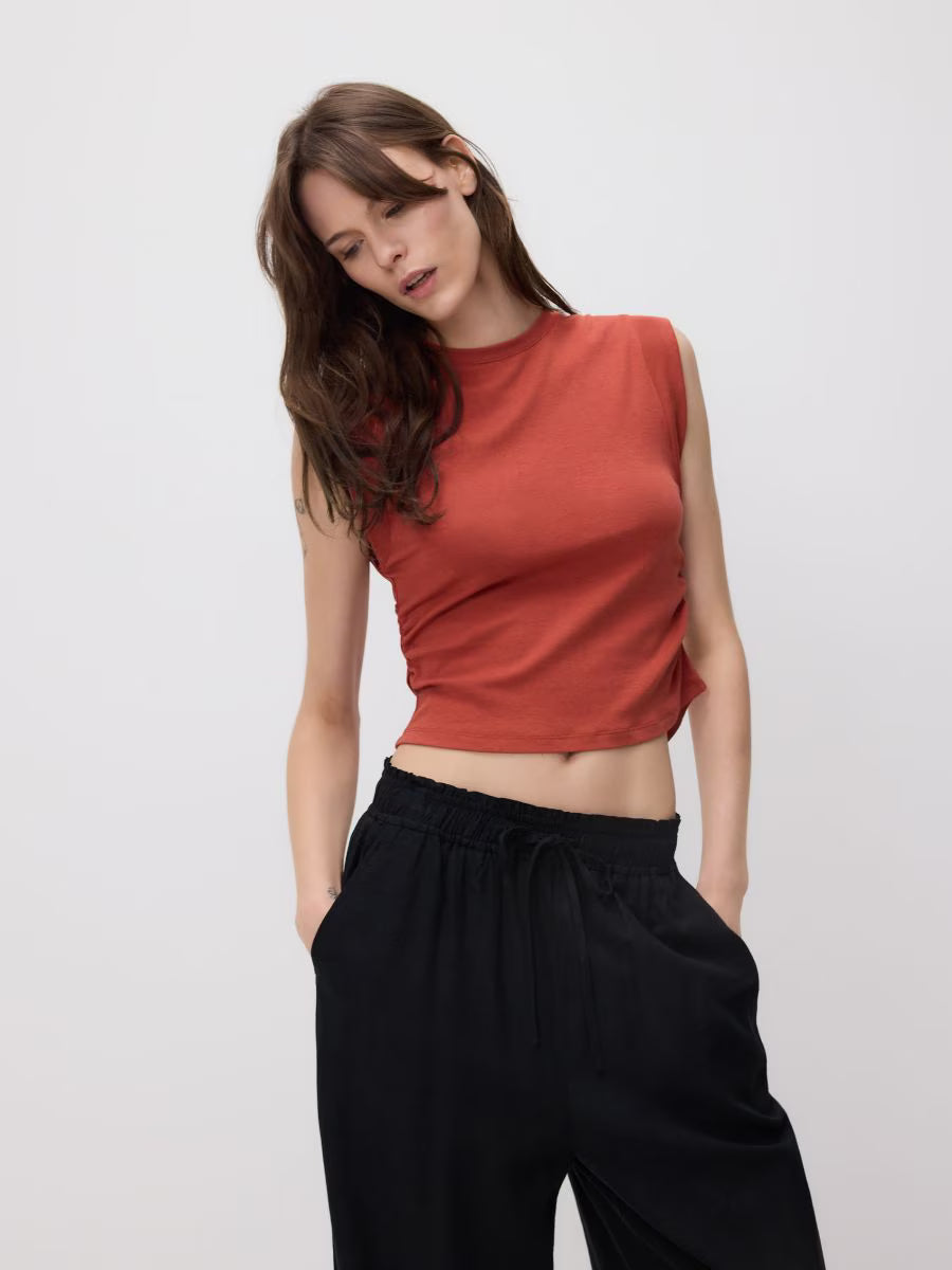 Pantaloni palazzo-nero