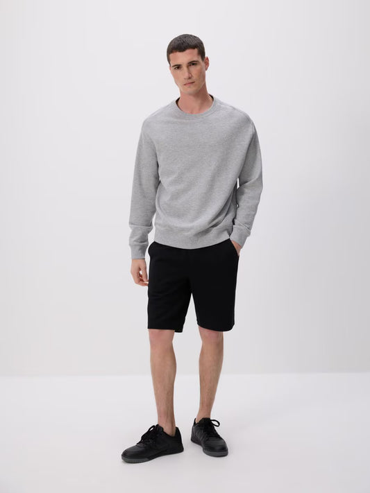 Pantaloncini tuta regular fit-nero