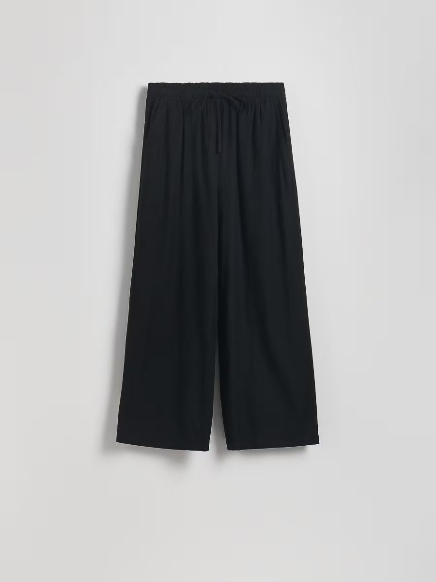 Pantaloni palazzo-nero