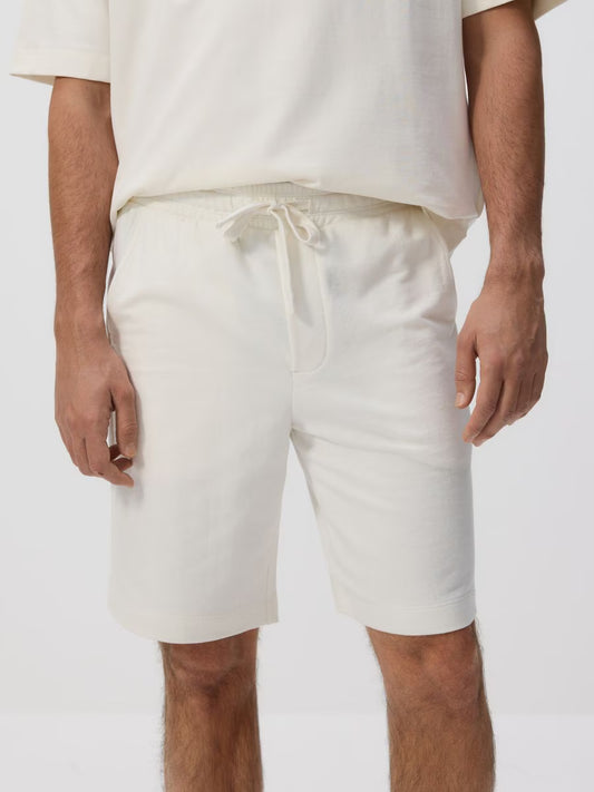 Pantaloncini tuta regular fit-panna