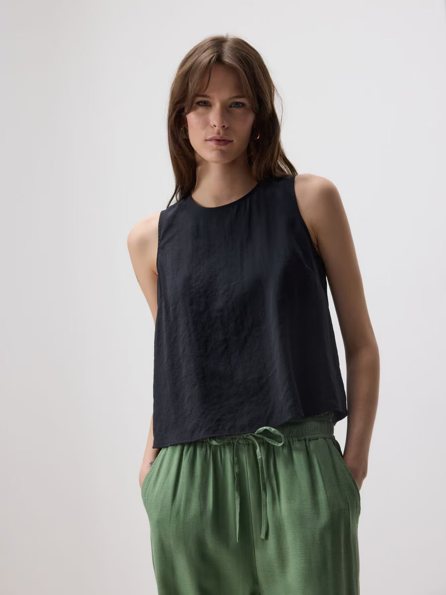 Pantaloni palazzo-verde